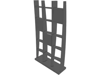 Bookcase 3D Model