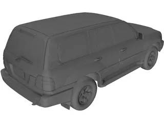 Toyota Land Cruiser (1998) 3D Model