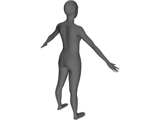 Woman African-American 3D Model