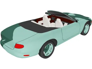 Jaguar XK8 Convertible (2000) 3D Model