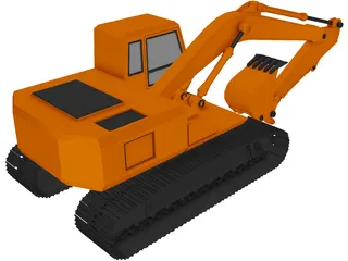 Excavator 3D Model