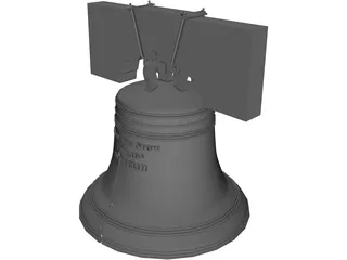 Liberty Bell 3D Model