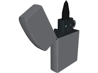 Zippo Lighter 3D Model