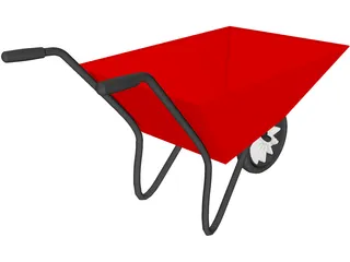 Wheelbarrow 3D Model