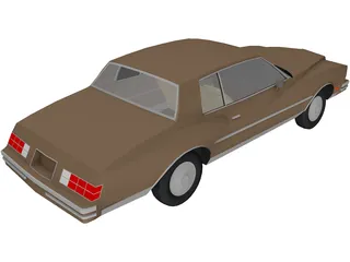 Chevrolet Monte Carlo (1980) 3D Model