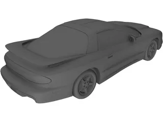 Pontiac Firebird (1996) 3D Model