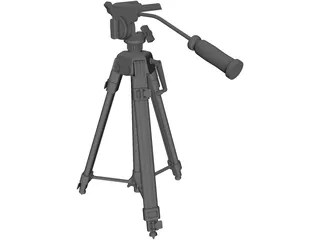 Camera Tripod 3D Model