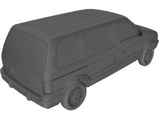 Plymouth Voyager (1995) 3D Model