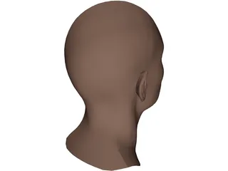 Head Male 3D Model