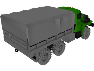 Ural 4320 3D Model