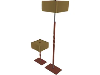 Standing Lamps 3D Model