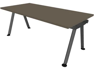 Office Table 3D Model