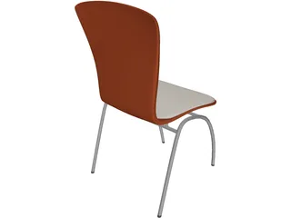Chair Bended-Wood 3D Model