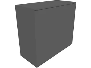 Compaq Desktop Computer 3D Model