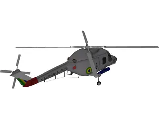 Westland Lynx 3D Model