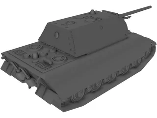 E-100  3D Model