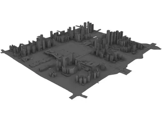 Shenzhen (China) 3D Model