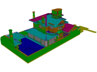 Brasilian House 3D Model