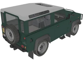 Land Rover Defender 90 3D Model