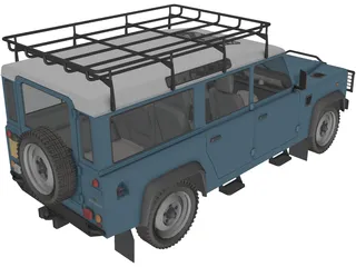 Land Rover Defender 110 3D Model