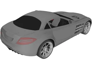 Mercedes-Benz SLR McLaren 3D Model