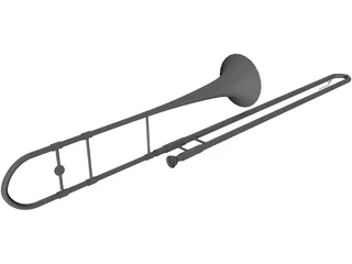 Trombone 3D Model