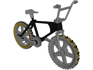 Kids Bike 3D Model