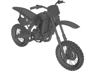 KTM Mini Bike 3D Model