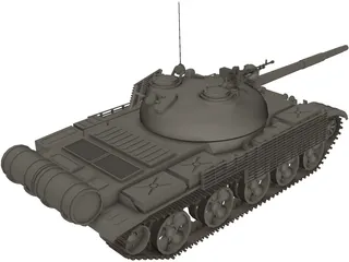 T-62 3D Model