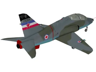 BAE Hawk G-4 Soko 3D Model