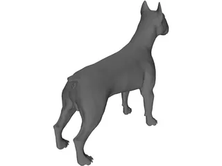 Dog Bull Terrier 3D Model