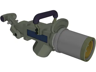 Large Refuelling Nozzle 3D Model