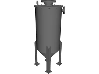 Fluid Tank 3D Model