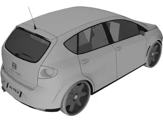 Seat Altea (2004) 3D Model