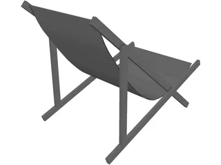 Beach Chair 3D Model