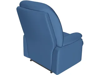 Leather Recliner 3D Model