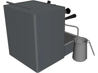 ECM Espresso Machine 3D Model