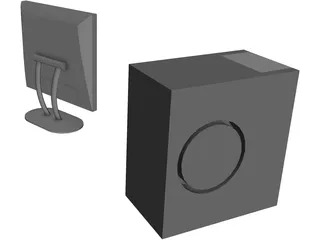 Dell Computer 3D Model