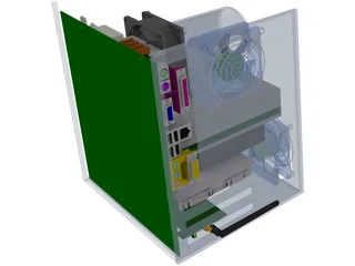 Electronic Components 3D Model