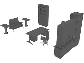 Room Interior 3D Model