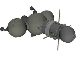 Luna 16 3D Model