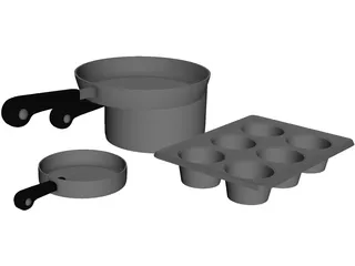 Cook Ware 3D Model