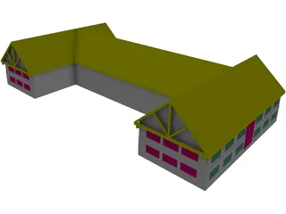 Retail Building 3D Model