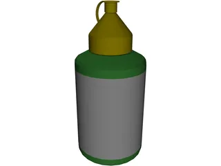 Paint Pot 3D Model