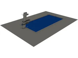 Indoor Pool 3D Model