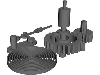 Cogs and Gears 3D Model - 3D CAD Browser