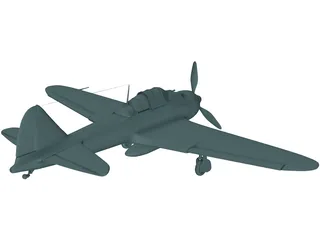 Mitsubishi A6M Zero 3D Model