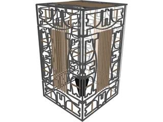 Golden Cage  3D Model