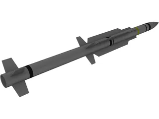 RIM-67 SM-2 Standard Missile 3D Model