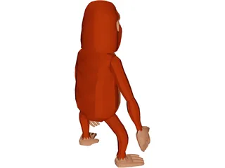 Funny Ape 3D Model